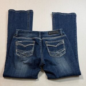 Rock & Roll Women's Dark Blue Boot Cut Jeans